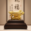 Tượng Cá Rồng Dát Vàng 24k